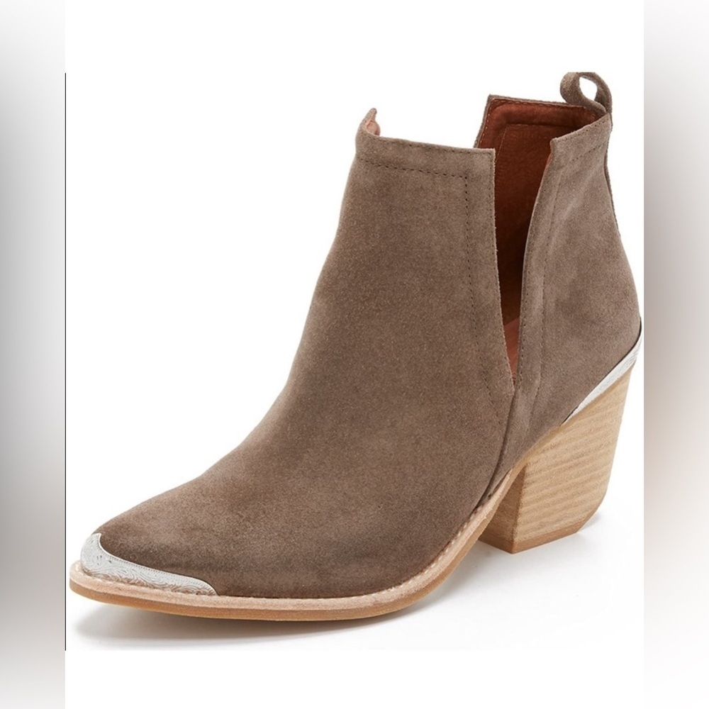 Jeffrey Campbell Cromwell Booties 6.5 Anthropologie Western Cutout